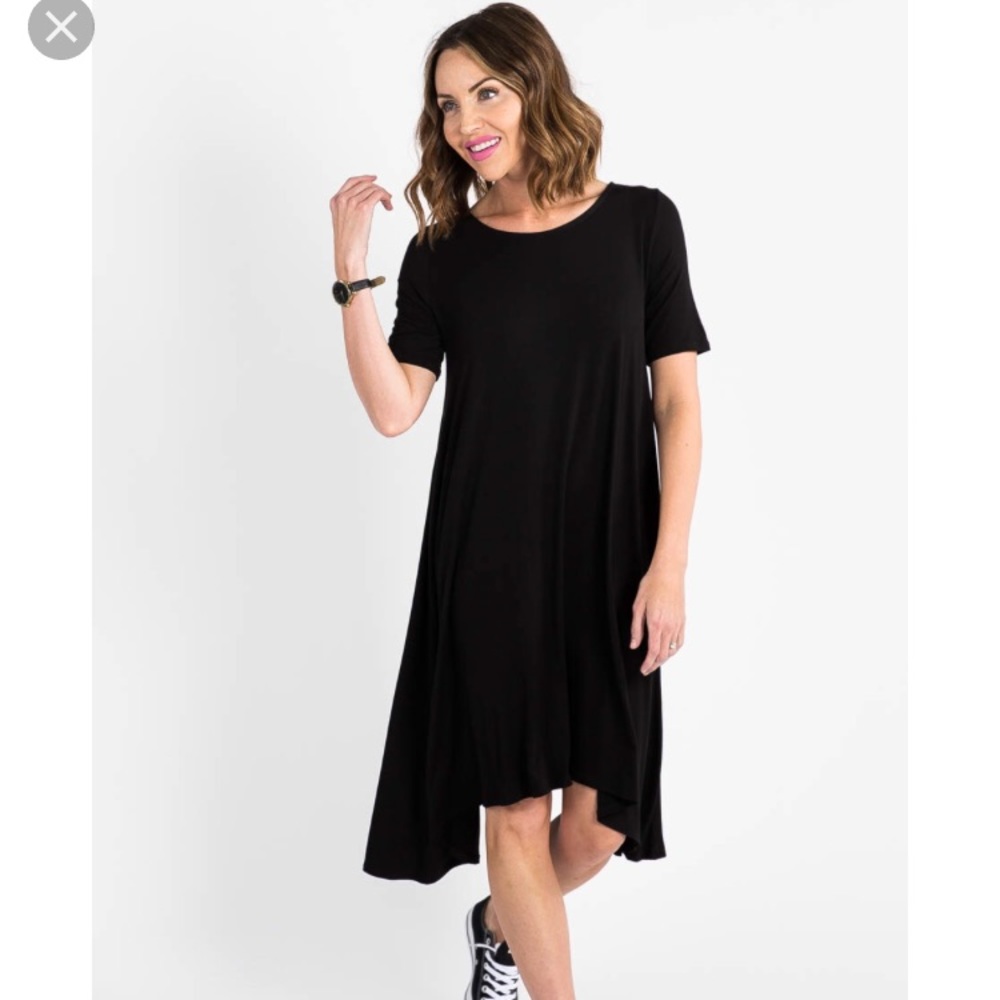 Agnes & Dora Black Short Sleeve Joplin